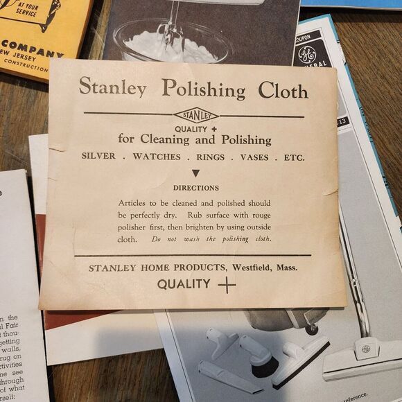 Vintage Ephemera Lot Product Manuels Advertising Instruction 50's 60's 70's 80's - Picture 7 of 16